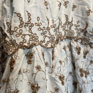 Jessica Simpson White Dress Crochet Details